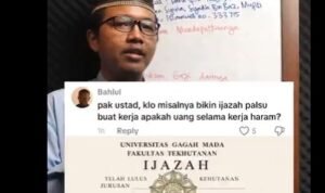 hukum ijazah palsu