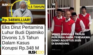 vonis korupsi dan demo