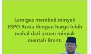 minyak rusia PRABOWO