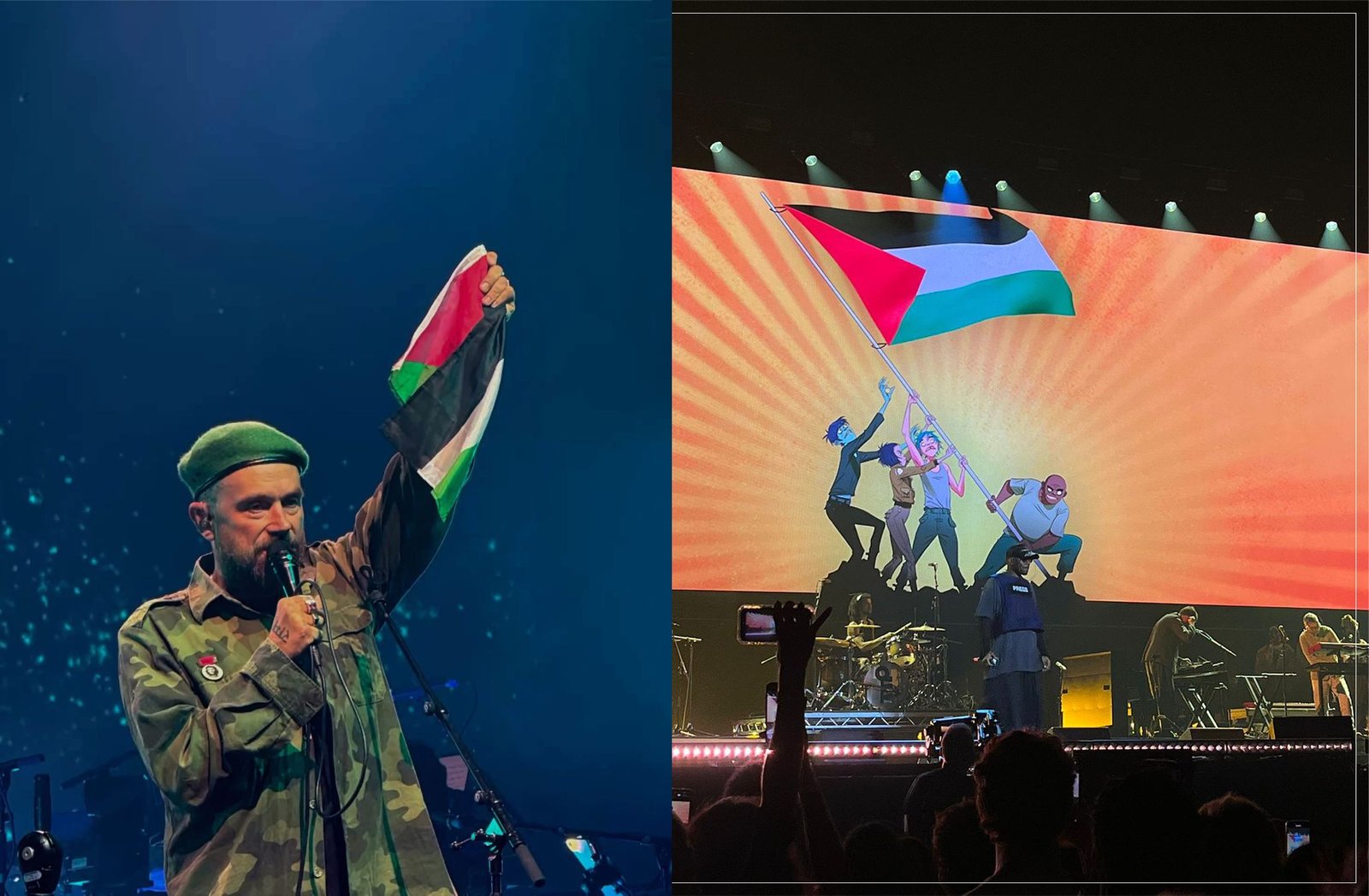 Damon Albarn Gorillaz Palestine