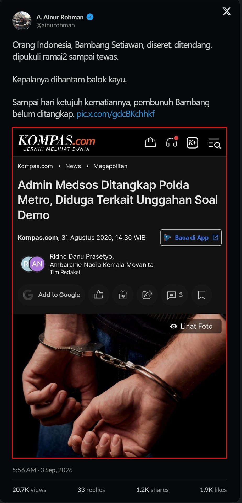 Post by A. Ainur Rohman