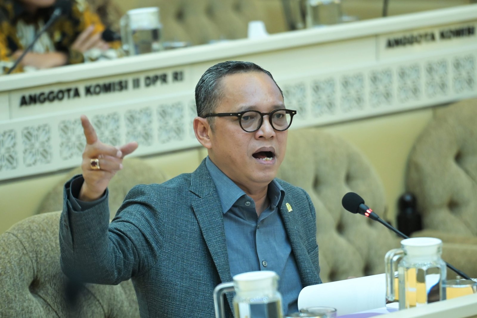 Anggota Komisi II DPR F-PDIP Deddy Yevri Sitorus