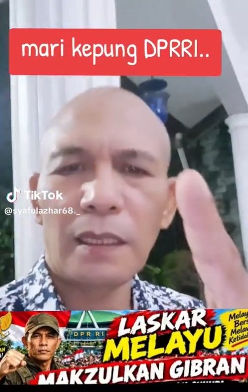 Aktivis: Mari kepung DPR makzulkan Gibran!