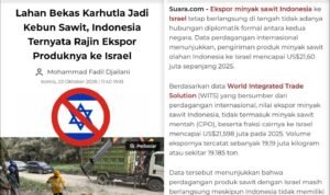israel indonesia sawit