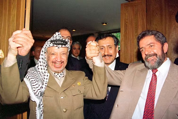 lula da silva yaser arafat